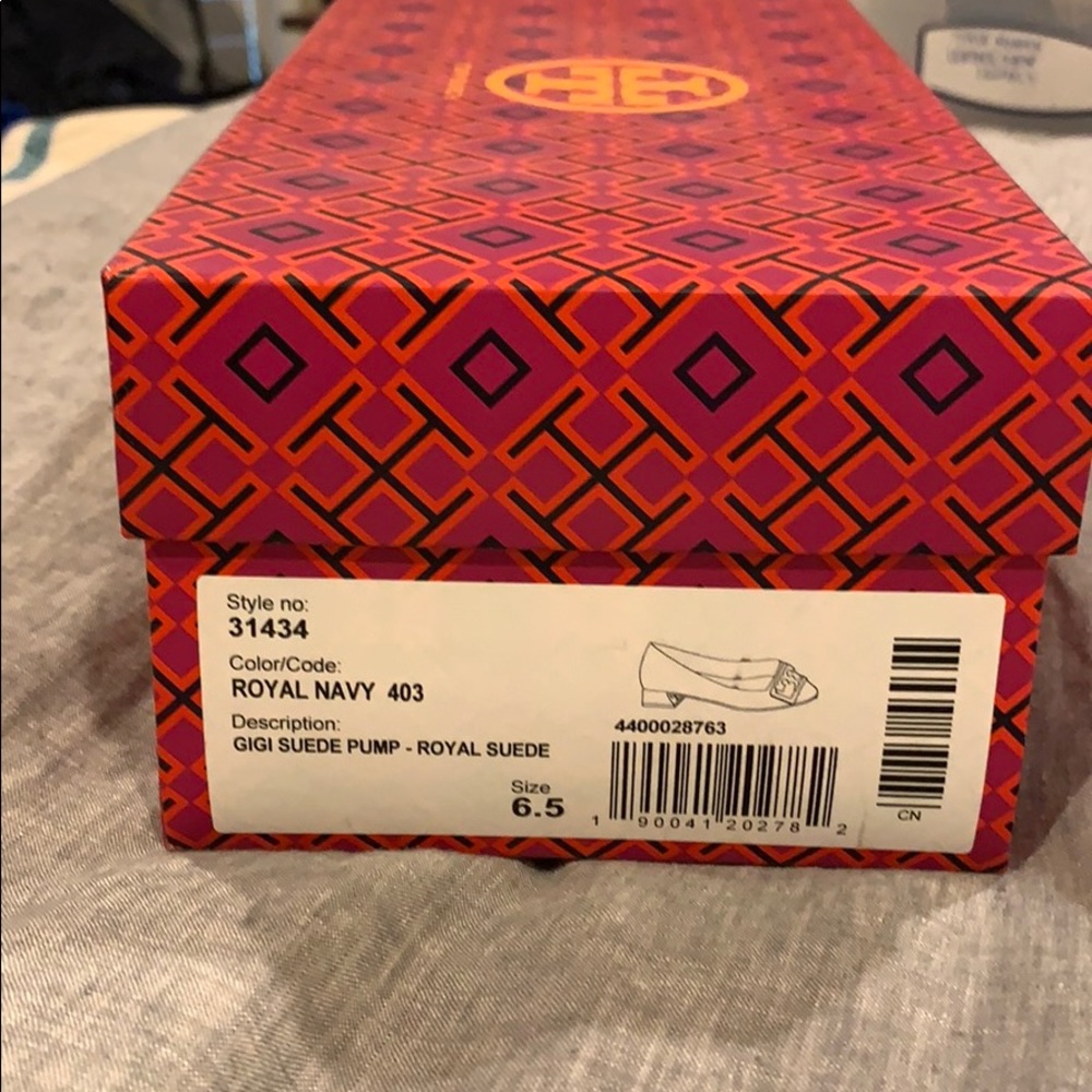 Tory Burch GiGi Royal Suede Pump